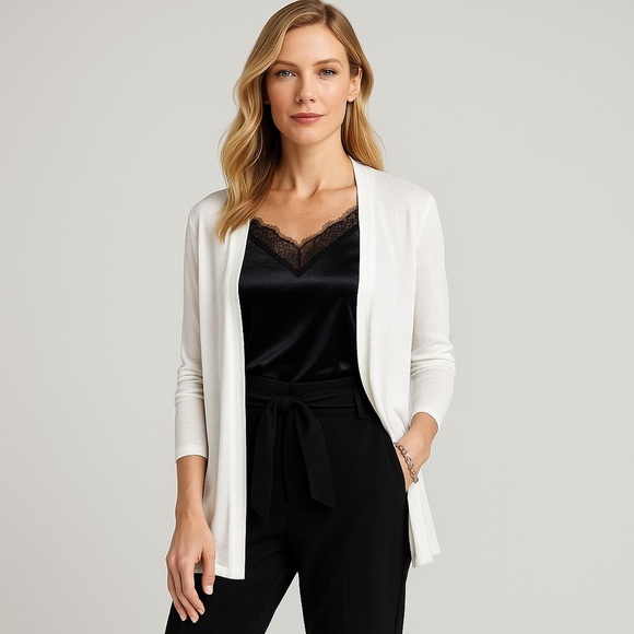 Chico's Cream Sweater Cardigan 🤍🤍🤍 - Picture 9 of 9